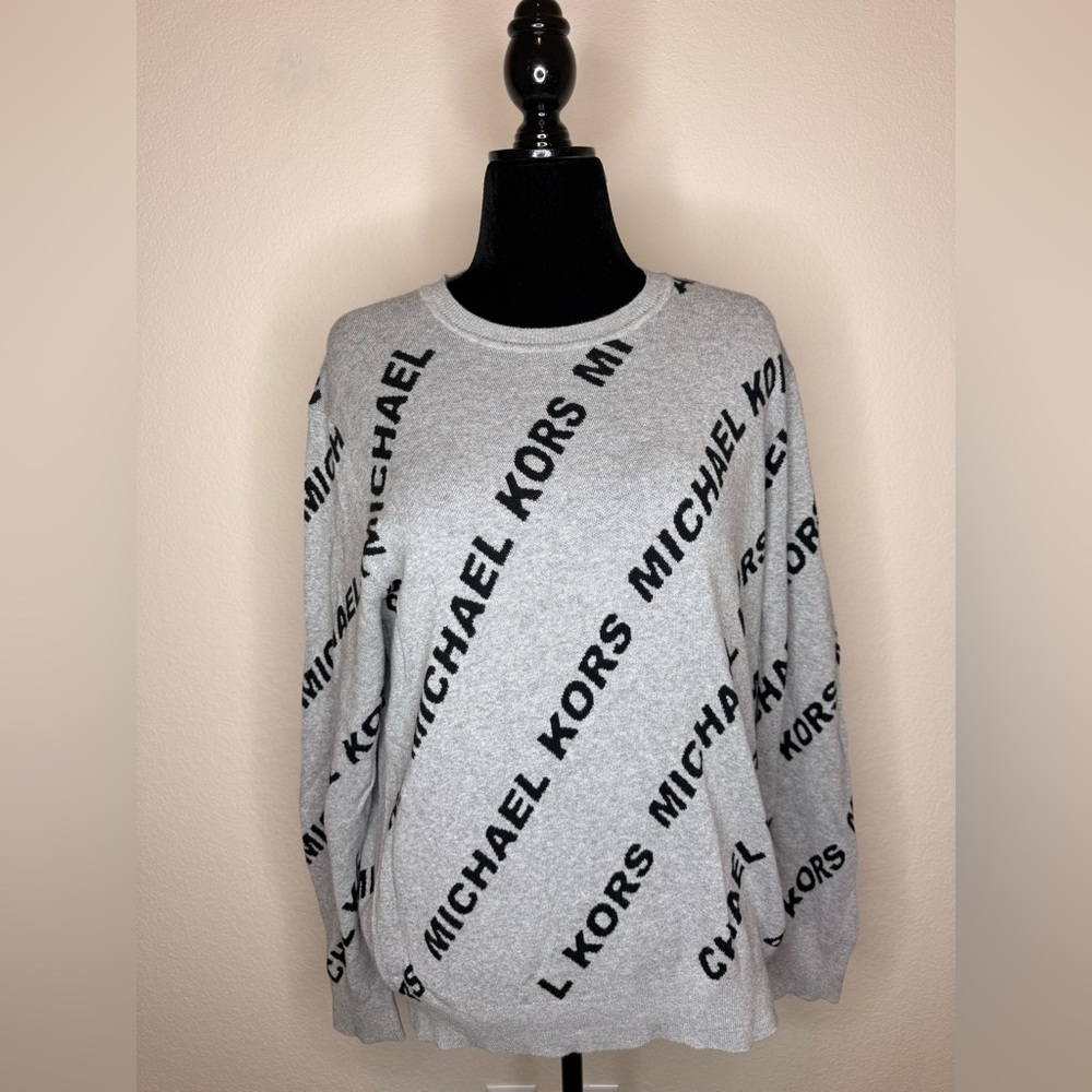 Michael Kors Gray Crewneck Sweater
